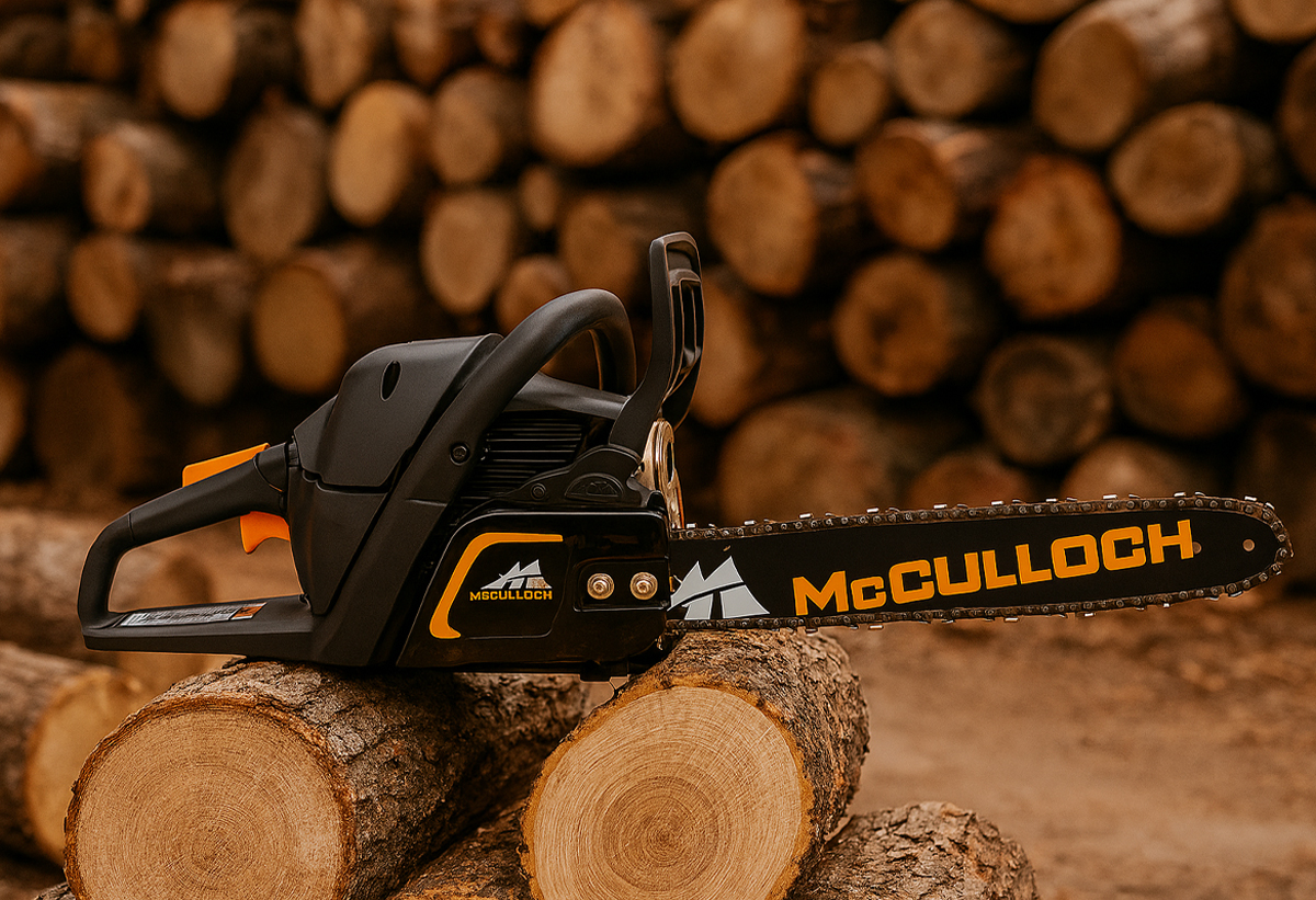 Απεικονίζεται το αλυσοπρίονο